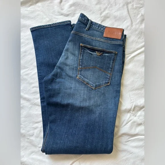 Armani Jeans Dark Blue Skinny Fit - Picture 9 of 9